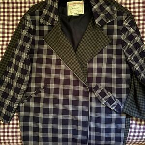 Anthropologie Houndstooth and Plaid Coat